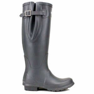 Women's Rockfish Everyday Tall Side Adjustable Wellington Boots Grey | TDQ432FU