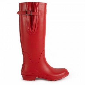 Women's Rockfish Everyday Tall Side Adjustable Wellington Boots Red | RZM4225KY